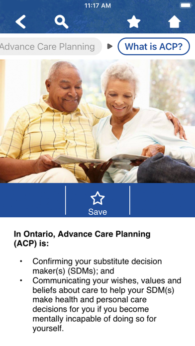 Advance Care Planning Ontario Screenshot