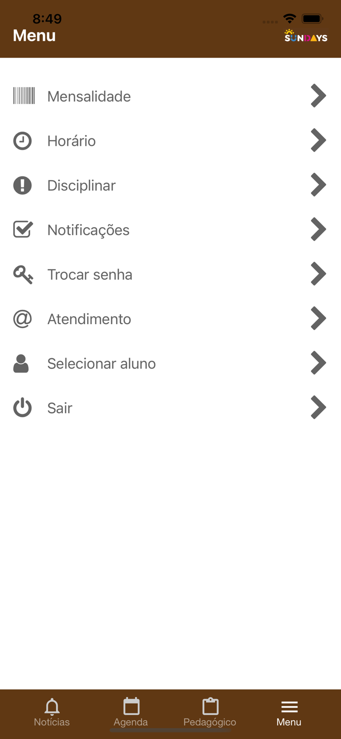 Sundays Educação Infantil