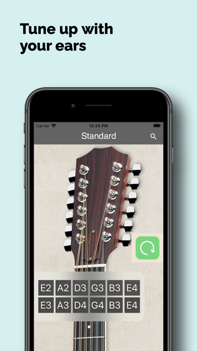 Tuner for 12 String Guitar Screenshot