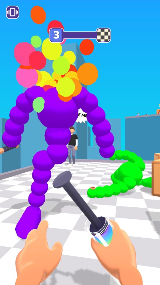 #4. Blow Them Up 3D (iOS) Bởi: Coco Play