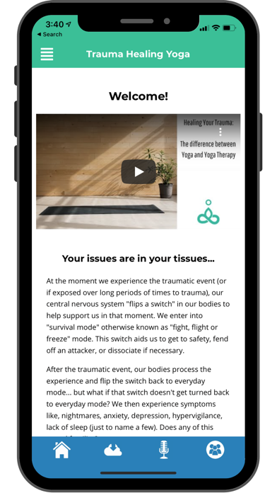 Trauma Healing Yoga Screenshot