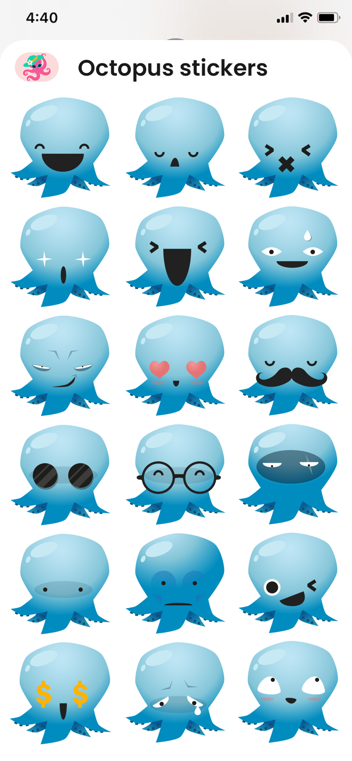 Octopus Emojis