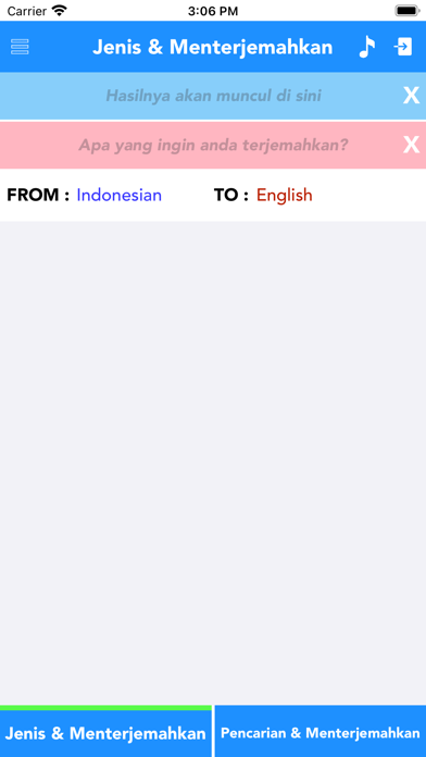 Indonesian to English Convert Screenshot