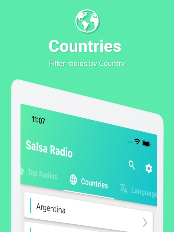 Salsa Radio - Salsa Music iPad screenshot 5 - Music app