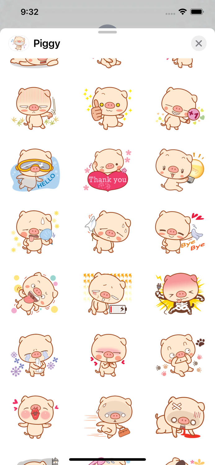 Piggy Pig Sticker