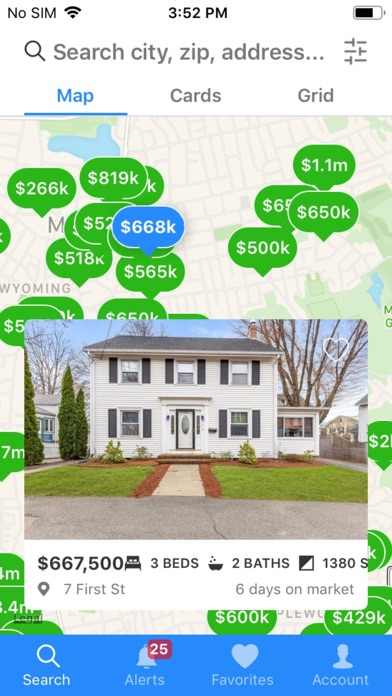 CJ Barrett Realtors Screenshot