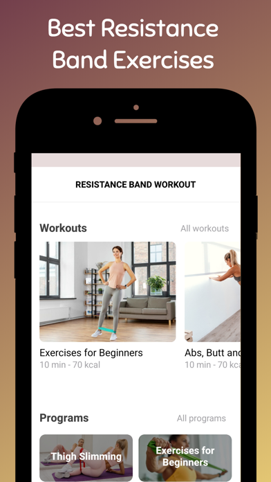 Resistance Band - Workout Plan Screenshot