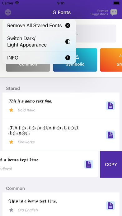 Screenshot #2 pour IG Fonts: Fonts for Instagram