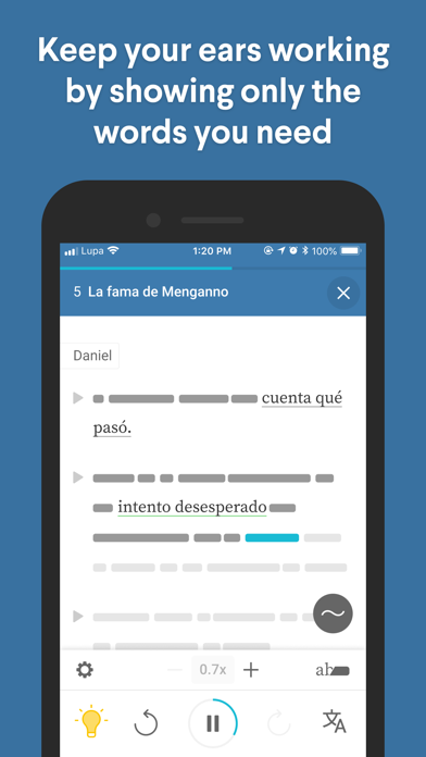 How to cancel & delete Lupa: Learn Spanish, fluently from iphone & ipad 4