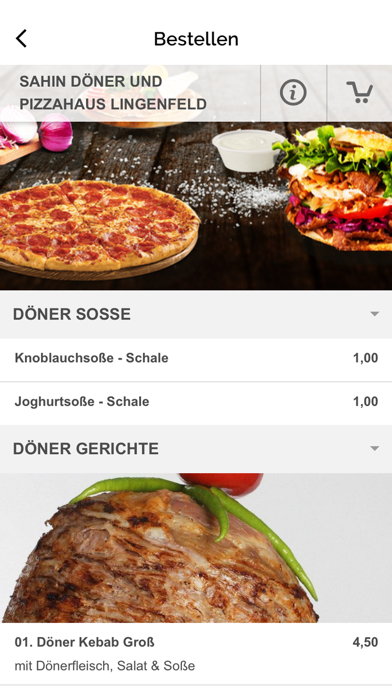 Sahin Döner und Pizzahaus Screenshot