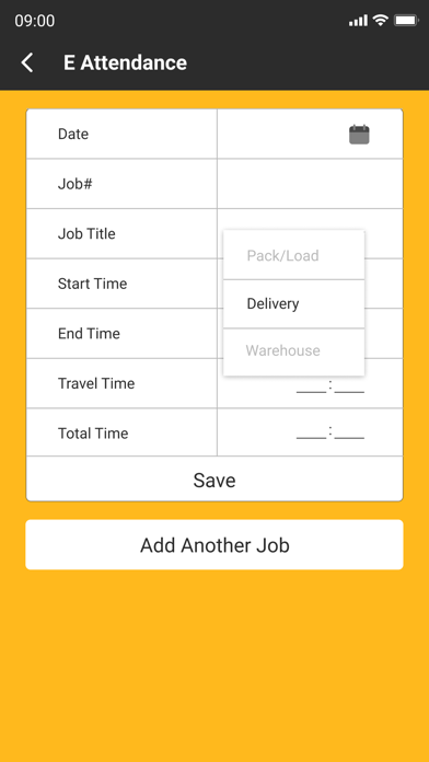JR Time Sheet Screenshot