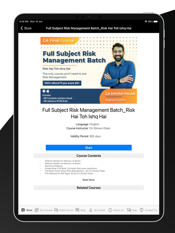 App screenshot