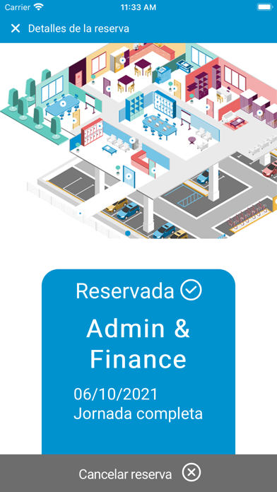 SALTO Desk Booking Screenshot