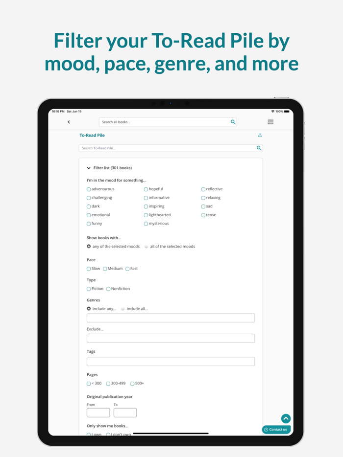 StoryGraph Reading Tracker