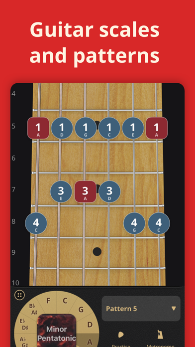 Screenshot #1 pour ScaleBank: Guitar Scales