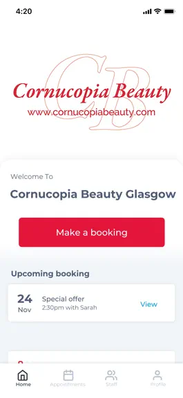 Game screenshot Cornucopia Beauty Glasgow mod apk