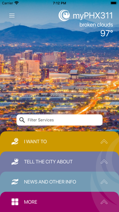 City of Phoenix - myPHX311 Screenshot