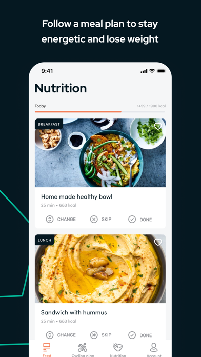 Cycling Diet Screenshot