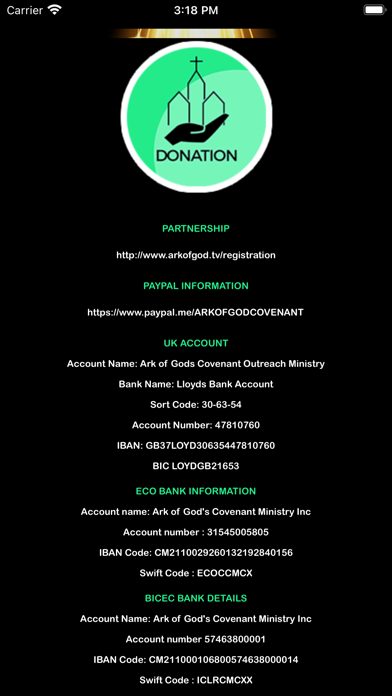 ARK OF GOD Television Screenshot
