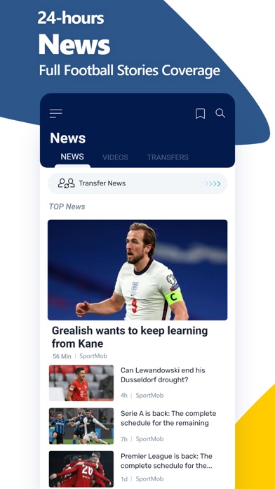 SportMob - Live Scores & News Screenshot