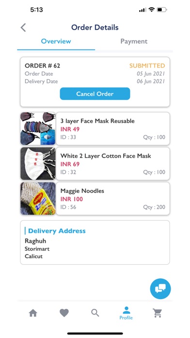 Storimart Buyer Ordering Screenshot