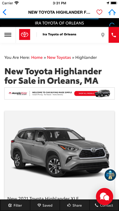Ira Toyota of Hyannis Screenshot