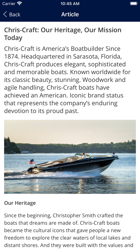 #3. Chris-Craft Connect (iOS) By: Chris-Craft Corporation