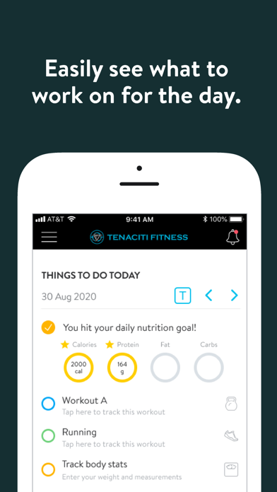 Tenaciti Fitness Screenshot