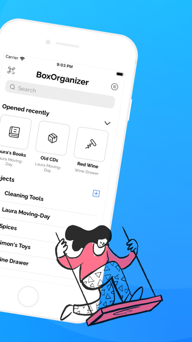 BoxOrganizer - Inventory Screenshot