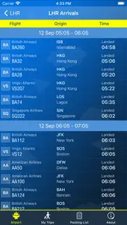 heathrow airport info + radar iphone screenshot 2