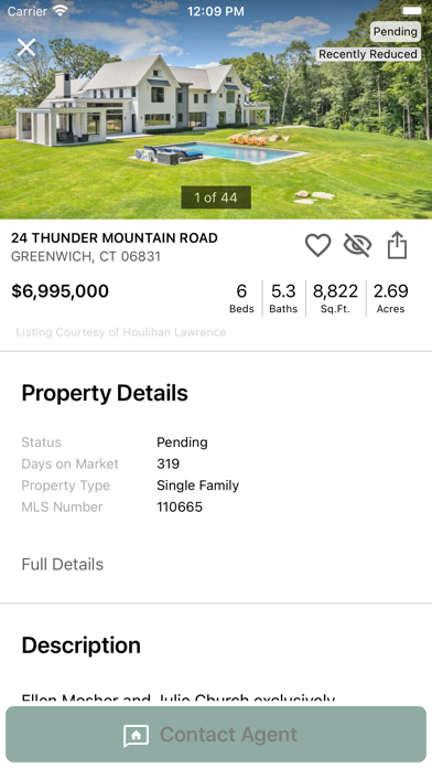 Houlihan Lawrence Real Estate Screenshot
