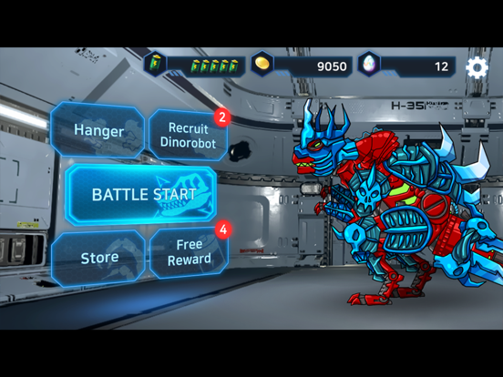 Dino Robot Battle Field iPad screenshot 6 - Games app