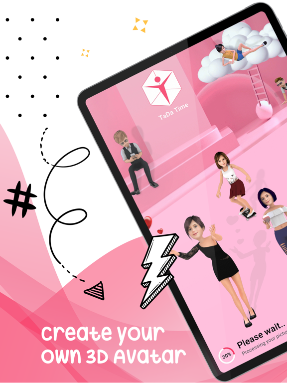 Screenshot #6 pour TaDa Time - 3D AR Messenger