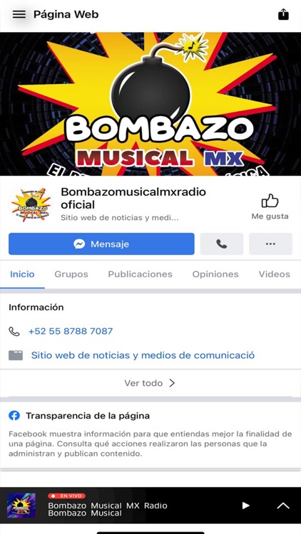 Bombazo Musical MX Radio