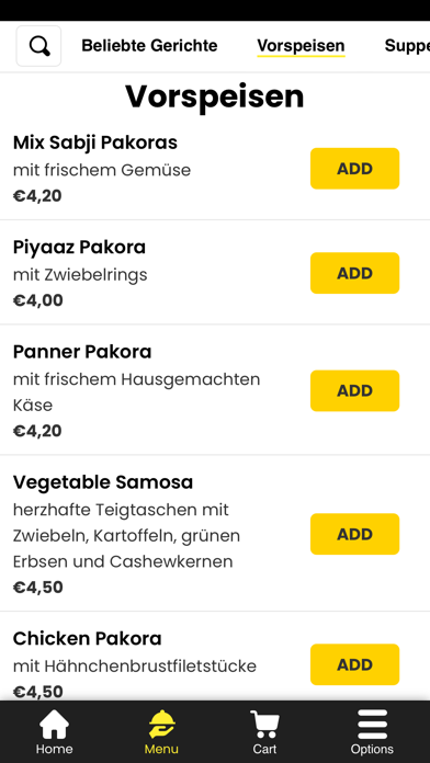 Indian Kitchen Offenbach Screenshot 4 - AppWisp.com Indian Kitchen Offenbach Screenshot 4 - AppWisp.com
