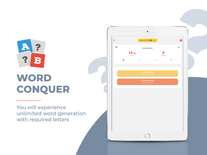 Word Conquer - Gain WooCoin
