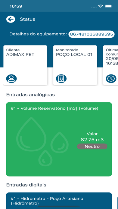 Hidroview - Administração Screenshot
