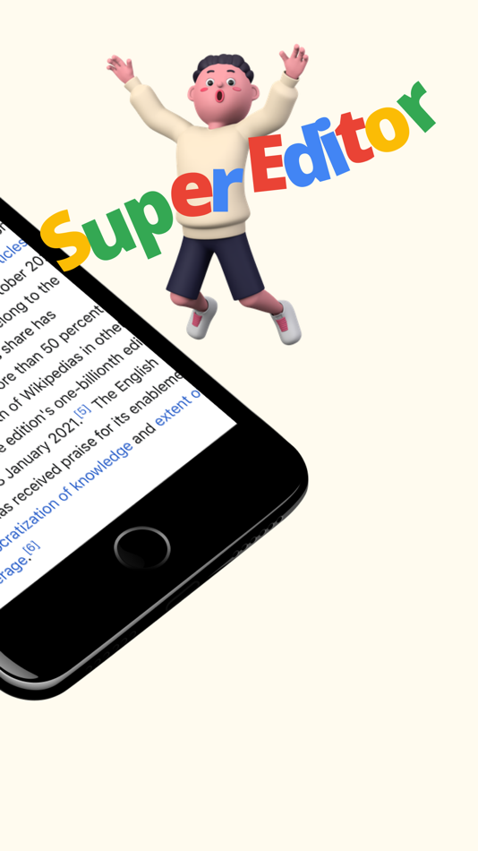 #3. Super Editor - Edit text pages (iOS) 由: Mai Tuan Viet