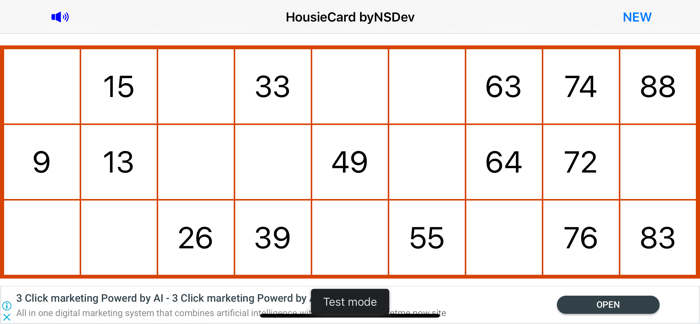 HousieCard byNSDev