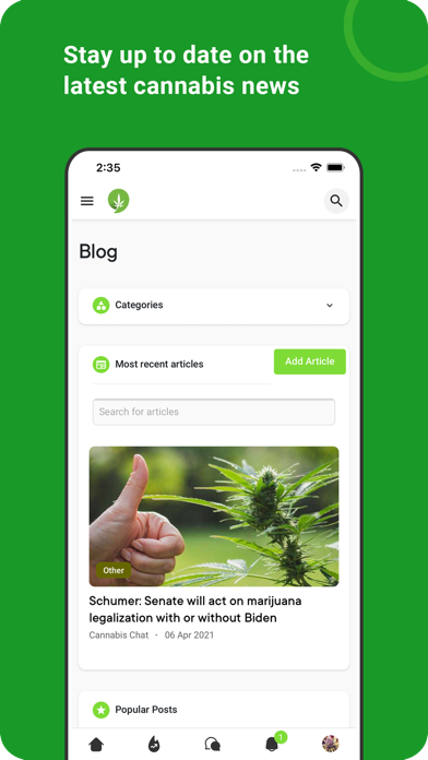 Screenshot #3 pour Cannabis Chat - Weed Community