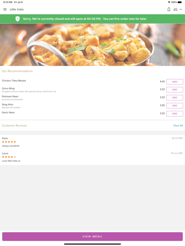 Little India Gillingham.