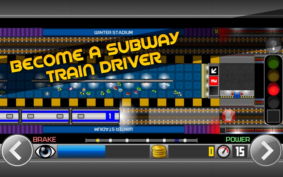 #1. Subway Train Simulator 2D (macOS) 由: Daniel Viktorin