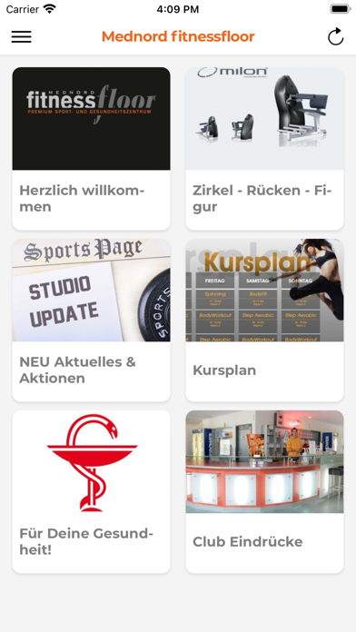Mednord fitnessfloor Screenshot