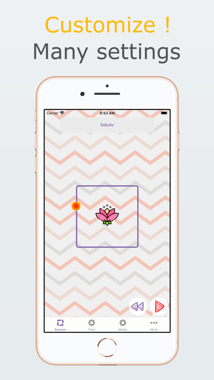 Box breathing assistant pro