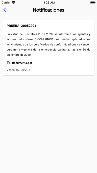 SICOM Líquidos Screenshot