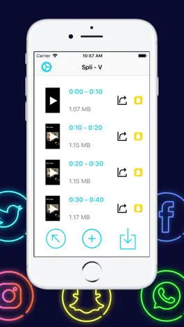 Game screenshot Spli-V : cut&trim your videos hack