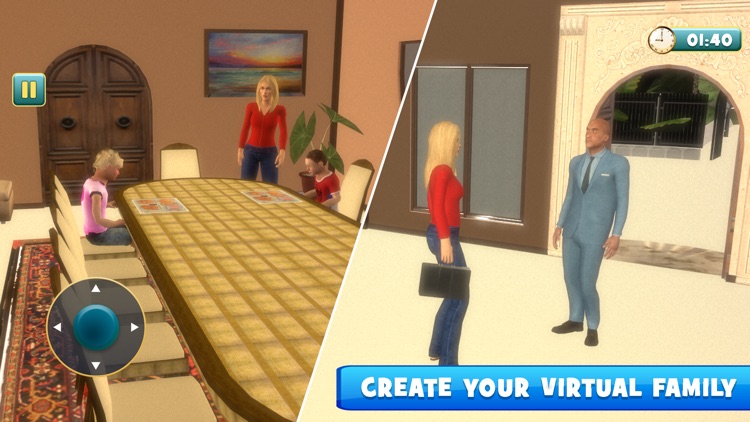 Virtual Family Home: Happy Mom screenshot-3