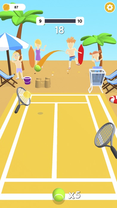 Tennis Bouncing Master 3D Screenshot