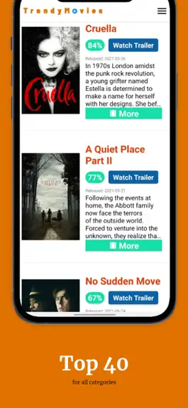 Game screenshot TrendyMovies. apk