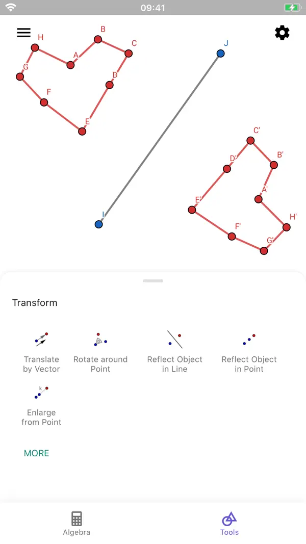 GeoGebra Geometrie iPhone App Screenshot 6 – Bildung
